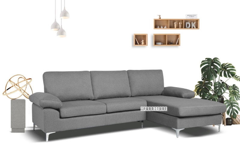 Marco Fabric Sectional Sofa Grey, Wayfair Edmont Bookcase Headboard