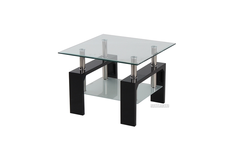 Picture of HORIZON Glass Side Table *Black