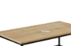 Picture of HENMAN 110 Rectangle Coffee Table (Oak & Black)