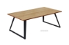 Picture of HENMAN 110 Rectangle Top and Flared leg Coffee Table (Oak & Black)