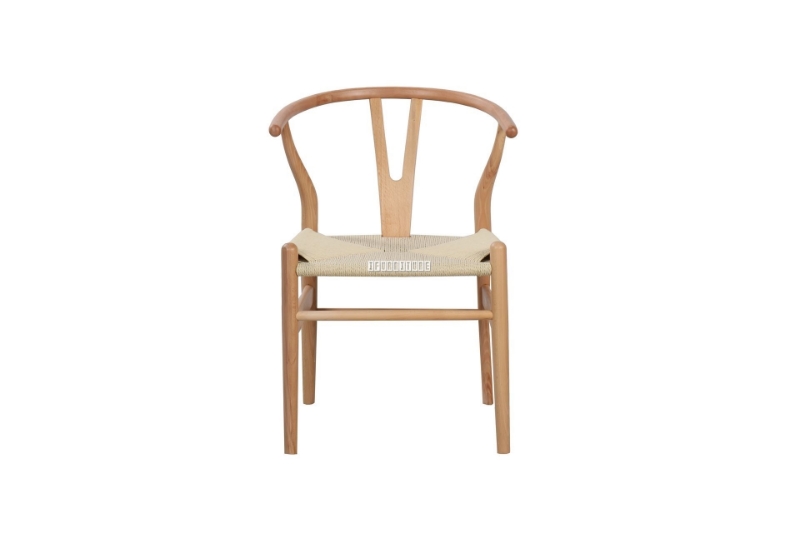 Picture of WISHBONE Solid Beech Wood Y Replica Chair (Natural) - 23"×21.5"×29"