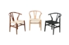 Picture of WISHBONE Solid Beech Wood Y Replica Chair (Natural) - 23"×21.5"×29"