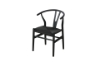 Picture of WISHBONE Solid Beech Y Replica Chair (Black) - 23"×21.5"×29"