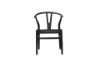 Picture of WISHBONE Solid Beech Y Replica Chair (Black) - 23"×21.5"×29"