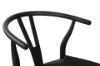 Picture of WISHBONE Solid Beech Y Replica Chair (Black)