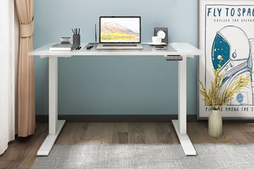 Picture of UP1 120 TWIN MOTOR ELECTRIC HEIGHT ADJUSTABLE STANDING DESK* WHITE