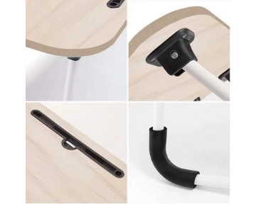 Picture of KUMLA Folding Laptop Table with Trays *Maple Color *Limited to One Per Customer