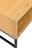 Picture of SAILOR 120 1 Drawer Coffee Table with Rattan (Oak)