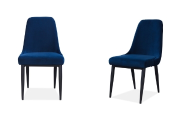 Picture of AVA Mid Century Dining Chair -Set of 2 (Blue)
