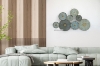 Picture of CIRCLES French Style Metal Wall Art (34.5" x 21.5")