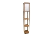 Picture of FLOOR LAMP 759 in Plastic Etagere (Wooden Finish)