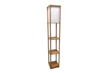 Picture of FLOOR LAMP 759 in Plastic Etagere (Wooden Finish)