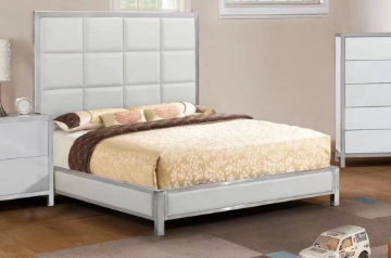 Picture of SKYVIEW Metal Bed Frame in Eastern King Size (Silver)