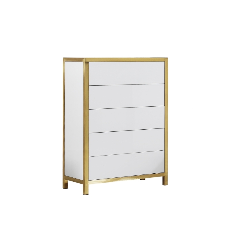 Picture of skyview 5-drawer Chest Gold