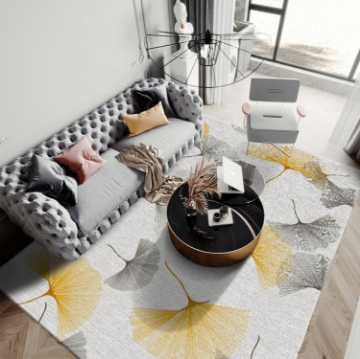 Picture of Area rug Gingko Leaf 90" x 63 "