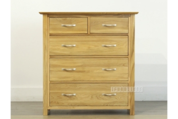 Picture of NEWLAND Solid Oak 5-Drawer Chest