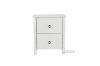 Picture of METRO Pine Bedside Table (White)