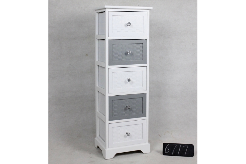 Picture of LEESA Wooden chest with 5 drawers