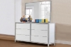 Picture of SKYVIEW 6-Drawer Steel Frame Dresser with Mirror (Silver)