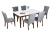 Picture of SOMMERFORD MARBLE TOP 7PC DINING SET *WHITE