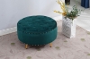 Picture of AQEEL Round Ottoman (Green)