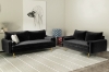Picture of MARYJANET Velvet Sofa Range (Black) - 2 Seater (Loveseat)