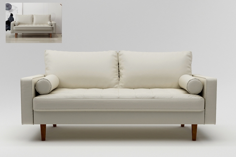 Picture of FAVERSHAM Sofa Range (White PU)