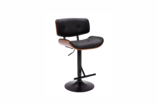 Picture of LIBERTY Bentwood Barstool (Black & White) - Black