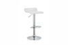 Picture of COSMO Adjustable Swivel Gas Lift Bar Stool - White