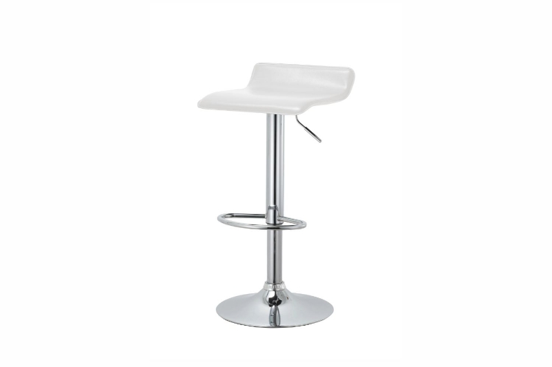 Picture of COSMO Adjustable Swivel Gas Lift Bar Stool - White