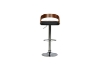 Picture of SADDLE Bentwood Adjustable Gas Lift Bar Stool (Black)