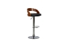 Picture of SADDLE Bentwood Adjustable Gas Lift Bar Stool (Black)