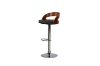 Picture of SADDLE Bentwood Adjustable Gas Lift Bar Stool (Black)