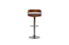 Picture of SADDLE Bentwood Adjustable Gas Lift Bar Stool (Black)