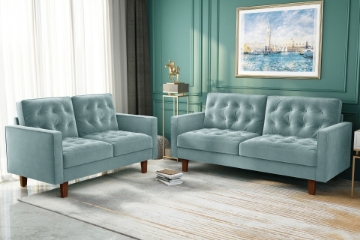 Picture of MILIOU 3+2 Sofa Range (Grayish Cyan) - Final sale