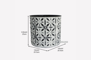 Picture of BLOOM Metal Vase (25.5cm x 25cm)