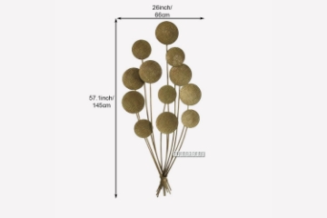 Picture of BOUQUET Metal Wall Art (66cm x 145cm)