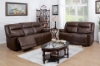 Picture of KANSAS Electric Power Reclining 1+2+3 Sofa Range *Leather Gel - 2 Seater With Console (Loveseat)