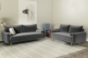 Picture of MARYJANET Velvet Sofa Range (Gray) - 3 Seater (Sofa)