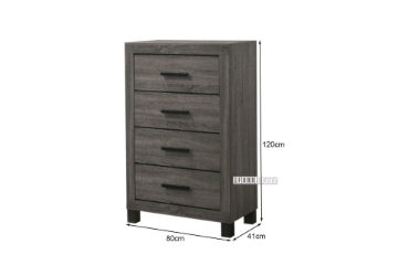 Picture of GLYNDON 4-Drawer Chest(Grey)