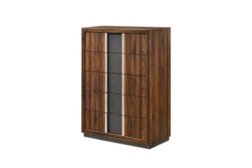 Picture of SANDRA 5-Drawer Chest (Walnut)
