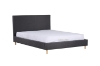 Picture of MADRID Fabric Bed Frame in King Size (Dark Grey)