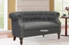 Picture of DELPHINE Fabric Love Seat Sofa (Grey)