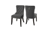 Picture of MONARC Velvet Dining Chair (Dark Gray)