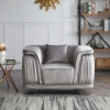 Picture of CALLISTA 2+1 Chesterfield Velvet Sofa Range (Gray)