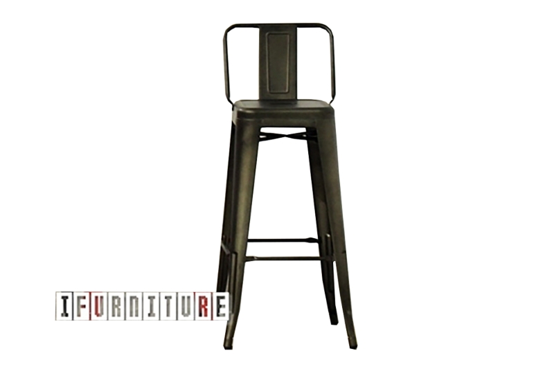 Picture of TOLIX Replica Bar Stool (Seat Height H30") - Gun