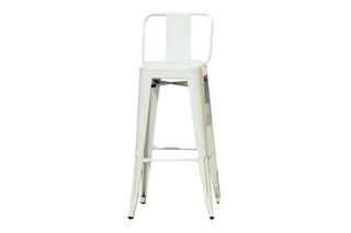 Picture of TOLIX Replica Bar Stool (Seat Height H30") - White