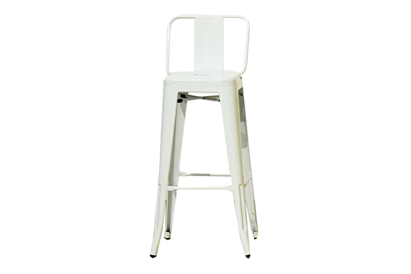Picture of TOLIX Replica Bar Stool (Seat Height H30") - White