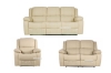 Picture of BRIGHTON RECLINING 1+ 2+3 Sofa Range (Beige) Air Leather- 2 Seater with Console (Loveseat)