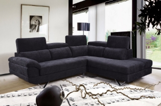 Picture of Bronte Sectional Sofa *Black - Right